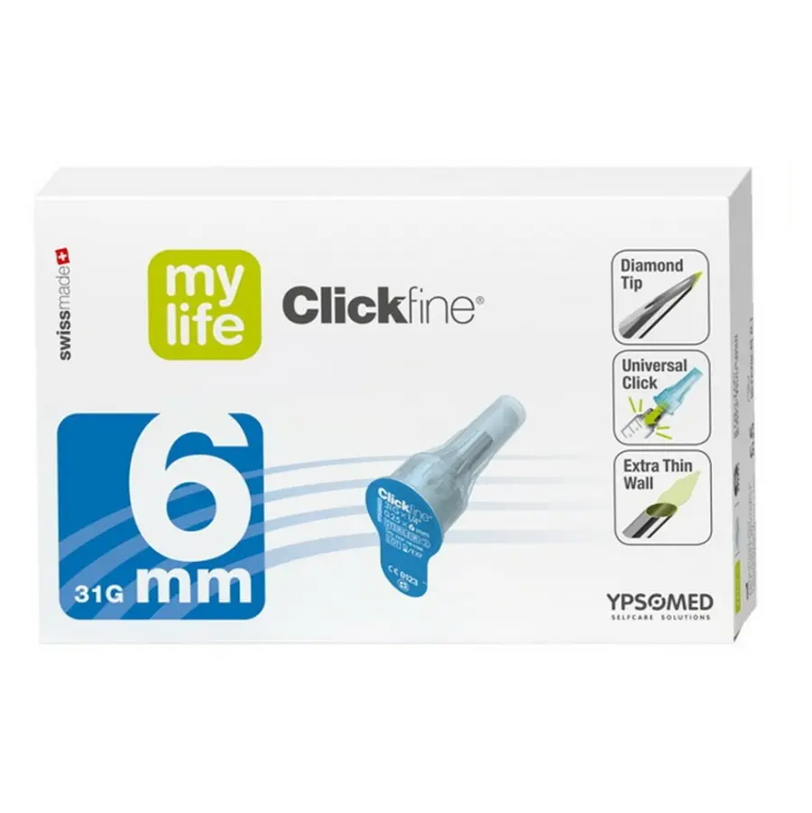 6522_CLICKFINE MYLIFE INZULINOVE JEHLY 31G 6 MM 100 KS
